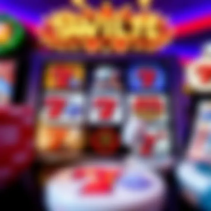 Diverse Features of iOS Slot Games A selection of various iOS slot games showing unique features