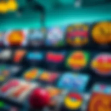 Diverse Game Selection An array of popular slot game logos from various providers