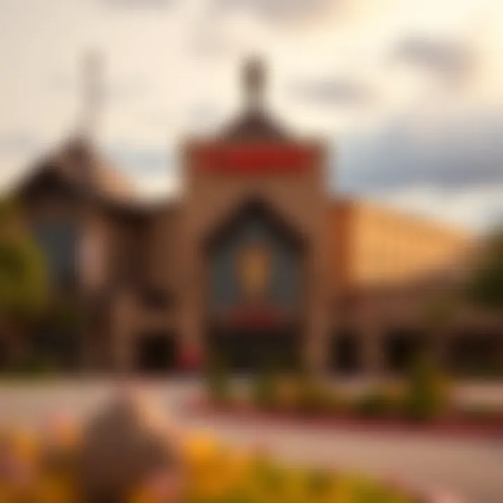 Tribal Casino Architectural Design in Oklahoma Exterior view of a prominent tribal casino highlighting its unique architectural design