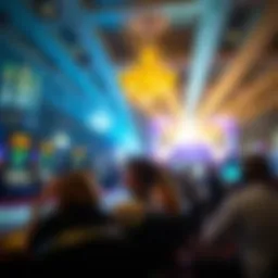 A digital representation of an exciting championship stream event showcasing casino games.