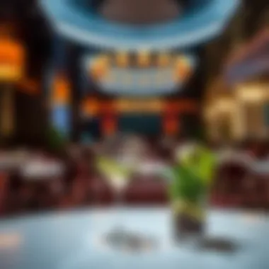 An impressive dining area within Circa showcasing unique culinary offerings