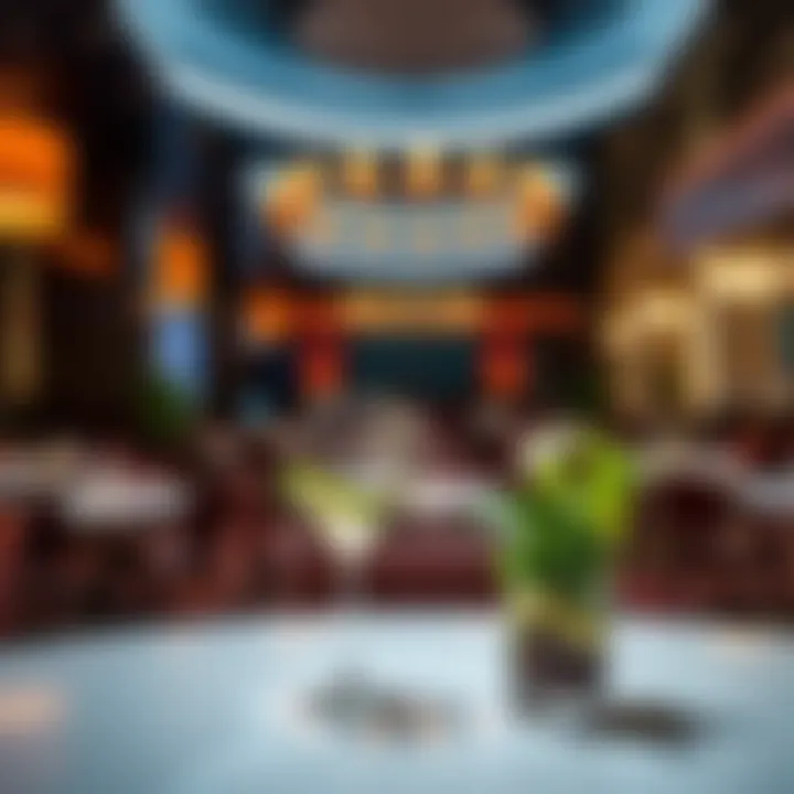 An impressive dining area within Circa showcasing unique culinary offerings