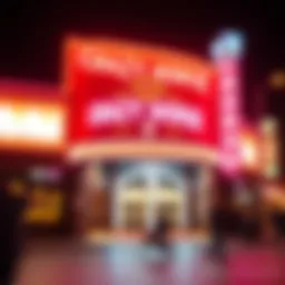 Exterior view of Crazy Horse 3 in Las Vegas showcasing its vibrant nightlife ambiance