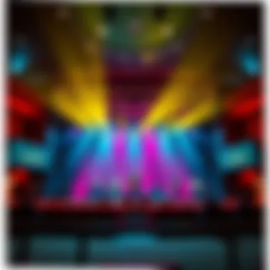 Exciting Performance Stage at Crazy Horse 3 A performance stage at Crazy Horse 3 capturing the excitement of live entertainment