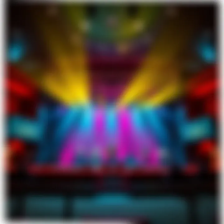Exciting Performance Stage at Crazy Horse 3 A performance stage at Crazy Horse 3 capturing the excitement of live entertainment