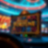 Engaging Gameplay of Divine Fortune A captivating view of the Divine Fortune online slot interface showcasing vibrant graphics and engaging gameplay.