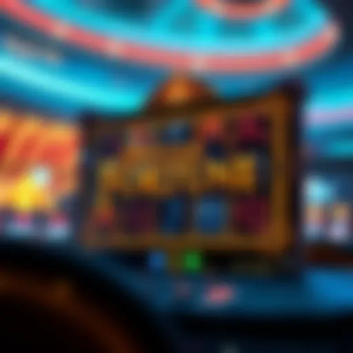 Engaging Gameplay of Divine Fortune A captivating view of the Divine Fortune online slot interface showcasing vibrant graphics and engaging gameplay.