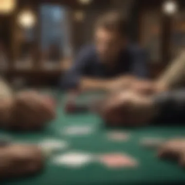 A visual representation of poker rules and strategies