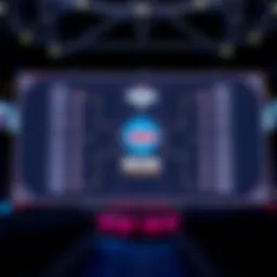 A vibrant bracket illustration showcasing the NCAA tournament structure