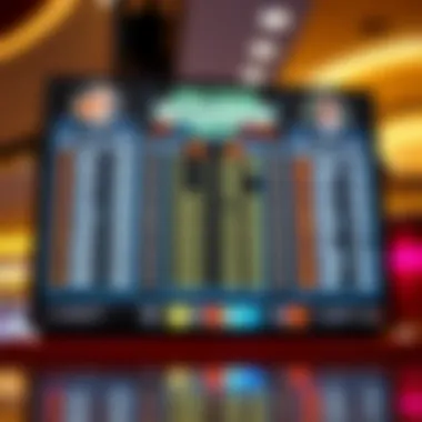 A creative scoreboard graphic tracking participant scores and standings