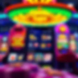 Vibrant and engaging app interface showcasing gaming options