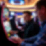 Brian Christopher engaging with a slot machine