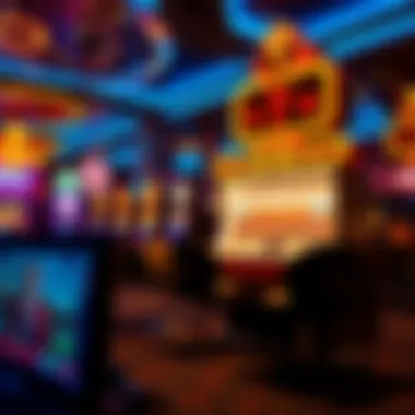 The Thrill of Online Casinos Visual representation of online casino excitement