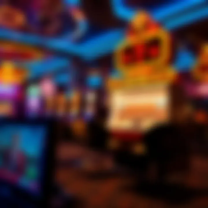 The Thrill of Online Casinos Visual representation of online casino excitement