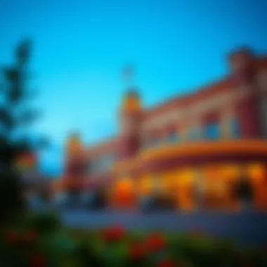 Exterior view of a North Dakota casino showcasing its architectural design