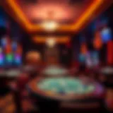 Inside the Charlestown Casino Poker Room Interior view of the Charlestown Casino Poker Room showcasing tables and vibrant atmosphere