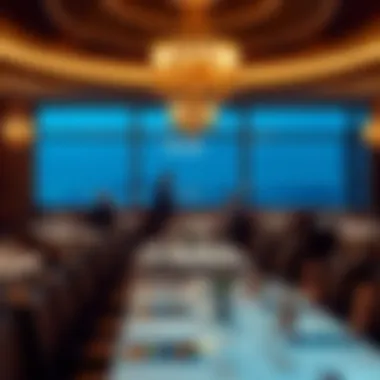 Culinary Excellence: Dining at Encore Boston Harbor Elegant dining setting within one of Encore's fine restaurants
