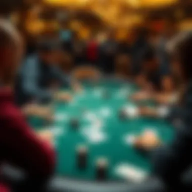 Mastering Strategies in Five Card Poker Strategic moves being made in a poker game