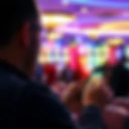 User engaging with the Florida scratch-off ticket scanner app