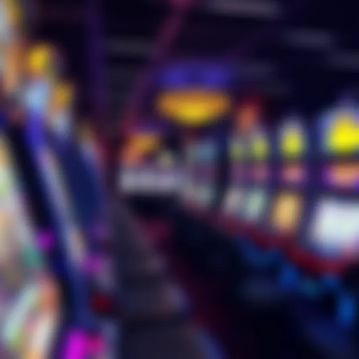 Immersive Slot Machine Experience A serene gaming environment with immersive slot machines