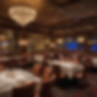 Dining Experience at Hard Rock Elegant dining setting inside Hard Rock Casino