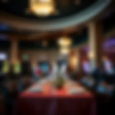 Dining Experience at Leelanau Casino Luxurious dining area within the casino