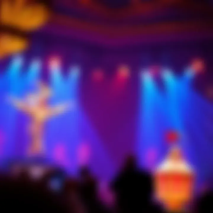 Entertainment Spectacle at Luxor Vibrant entertainment show at the Luxor with dazzling performances