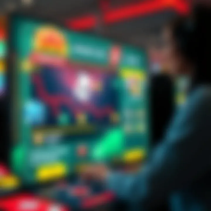 A captivating screenshot of an engaging online game interface showcasing earning opportunities