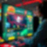 Engaging Online Game Interface A captivating screenshot of an engaging online game interface showcasing earning opportunities