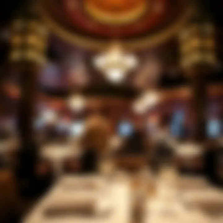 Dining at Palace Station: A Culinary Journey Elegant dining area with a diverse menu