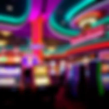 Vibrant Gaming Experience at Palace Station Gaming floor filled with vibrant slot machines