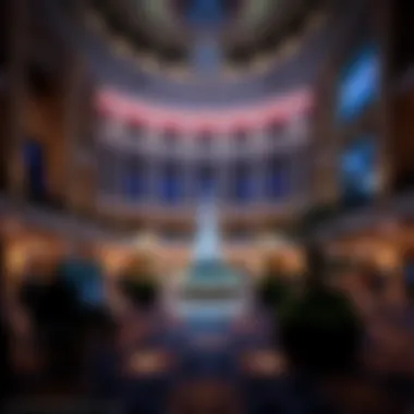 Serenity in the Lobby Serene ambiance of the Bellagio's lobby