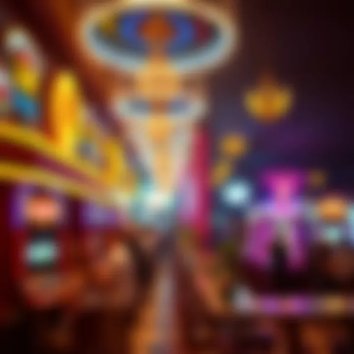 Vibrant Nightlife and Entertainment Vibrant nightlife and entertainment at a Texas casino