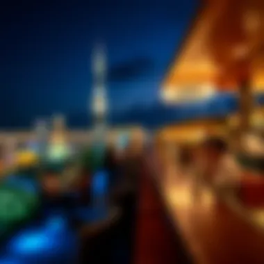 Elevated Vibes: Rooftop Bars in Las Vegas Chic rooftop bar with panoramic views