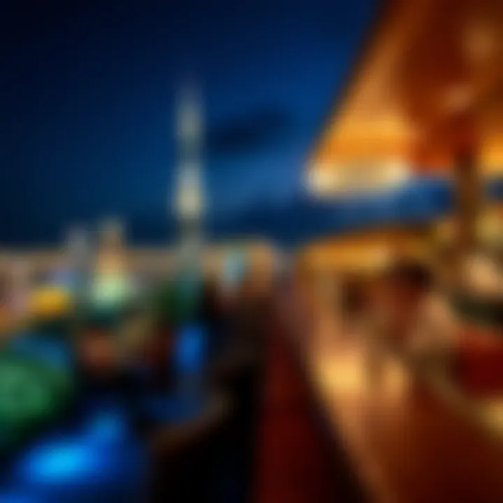 Elevated Vibes: Rooftop Bars in Las Vegas Chic rooftop bar with panoramic views