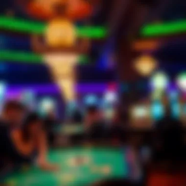 The Thrill of Gaming: Nightlife in Casinos Lively casino atmosphere with gaming tables