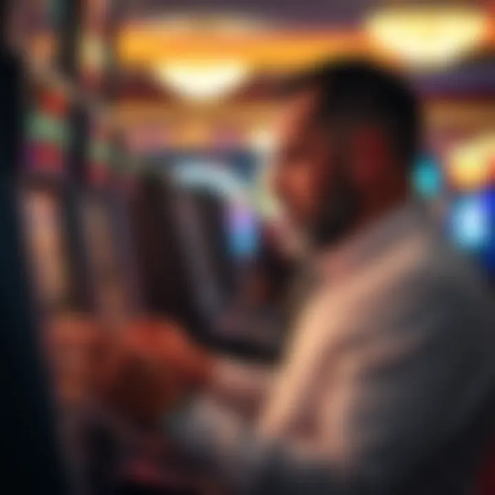 Strategic Decisions for Maximum Wins Player analyzing slot machine options