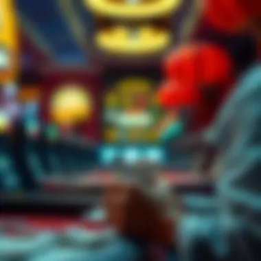 Exploring the Psychological Aspects of Lottery Engagement An abstract visualization of the psychological impact of gambling on individuals