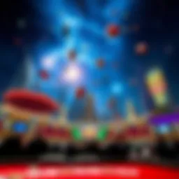 Cosmic landscape illustrating the randomness of gambling