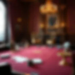 Historical representation of baccarat