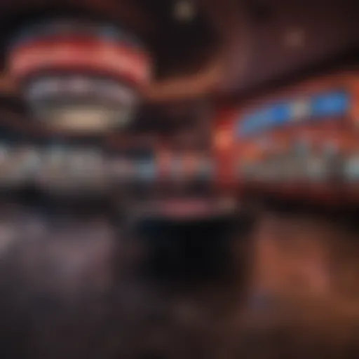 A panoramic view of Motor City Casino showcasing its vibrant atmosphere