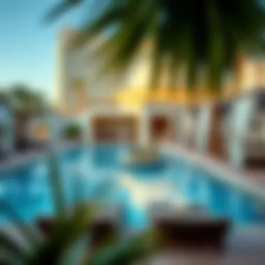 Relaxing Pool Area at Oasis Hotel and Casino Luxurious pool area with cabanas and relaxing environment