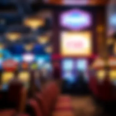 Promotional Offers in Casinos Promotional signage and rewards display in a casino