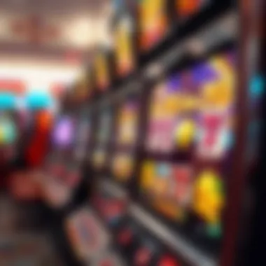 Exciting Slot Machine Graphics Vibrant slot machine interface showcasing exciting graphics