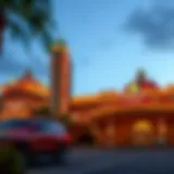 Exterior view of Treasure Chest Casino showcasing its architecture