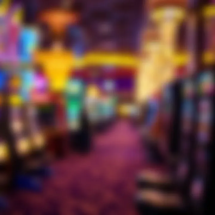 Gaming Options at Treasure Chest Casino Vibrant gaming floor filled with slot machines and table games