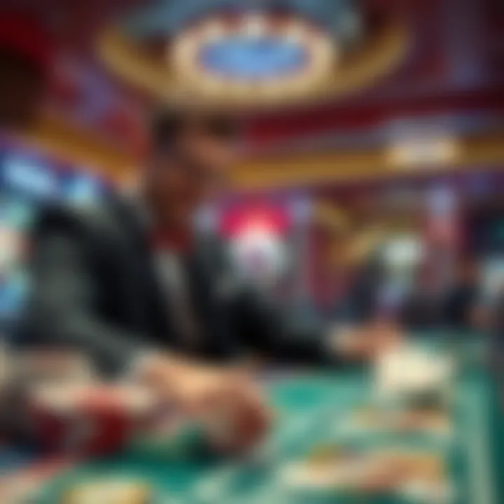 Gameplay Mechanics Highlights Gameplay mechanics in action on the Vegas World Casino app