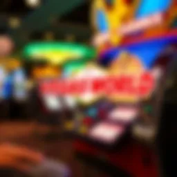 User interface of the Vegas World Casino app