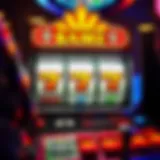 Triple Diamond Slot Machine Display