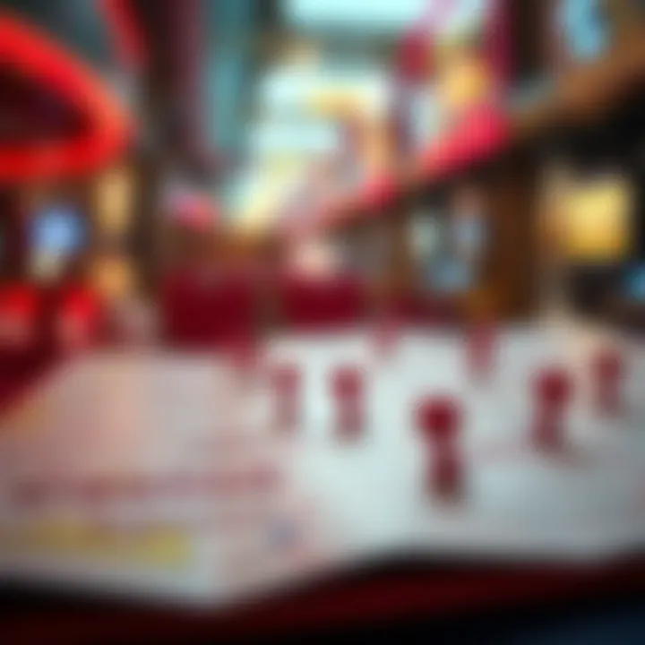 Map of Casino Locations Map with pins showing locations of casinos